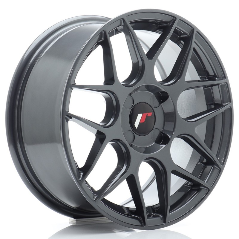Japan Racing JR-18 16x7" (4 hole custom PCD) ET20-35, Hyper Gray