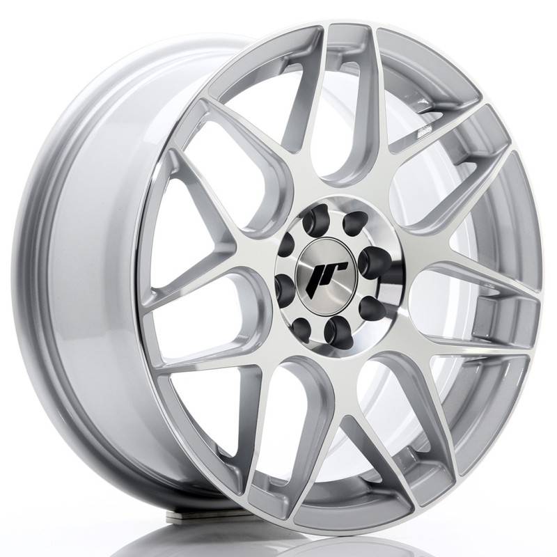 Japan Racing JR-18 16x7" 4x108 ET25, Machined Silver