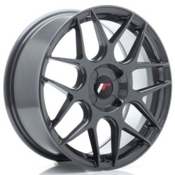 Japan Racing JR-18 17x7" (4 hole custom PCD) ET20-40, Hyper Gray