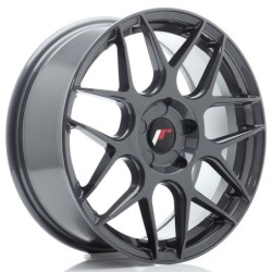 Japan Racing JR-18 17x7" (5 hole custom PCD) ET20-40, Hyper Gray