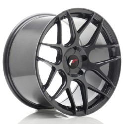 Japan Racing JR-18 Extreme Concave 18x10.5" (5 hole custom PCD) ET0-25, Hyper Gray