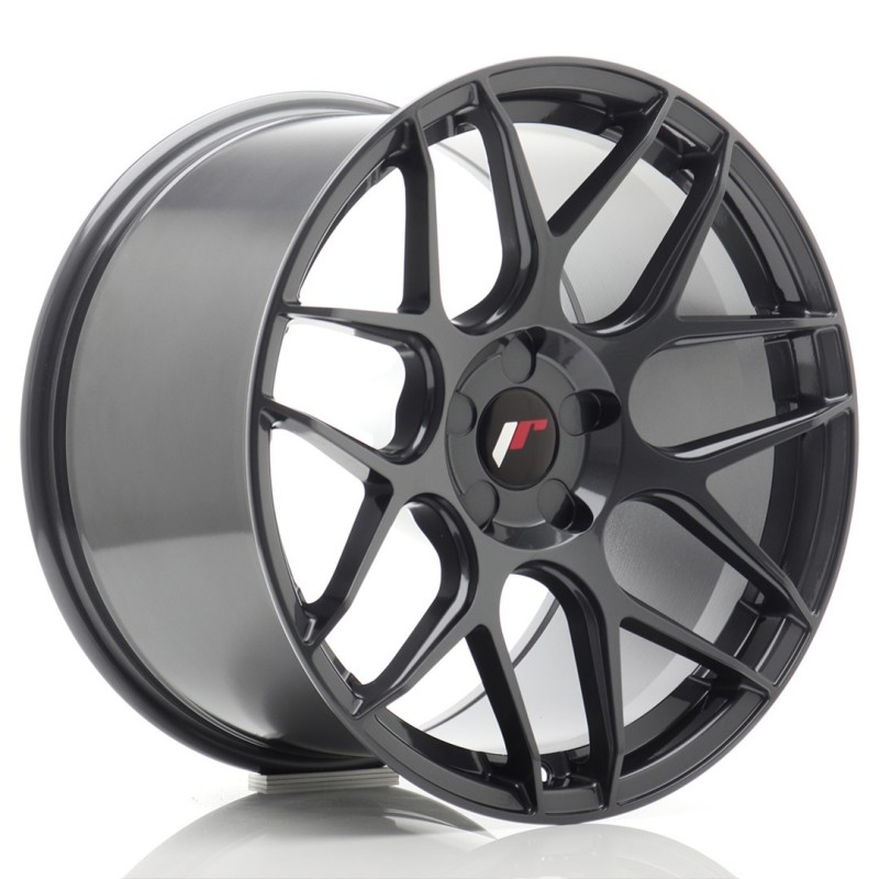 Japan Racing JR-18 Extreme Concave 18x10.5" (5 hole custom PCD) ET0-25, Hyper Gray