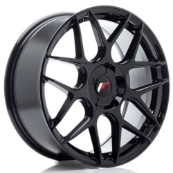 Japan Racing JR-18 18x7.5" (5 hole custom PCD) ET20-40, Gloss Black