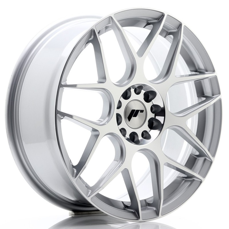 Japan Racing JR-18 18x7.5" 5x112/114.3 ET40, Machined Silver
