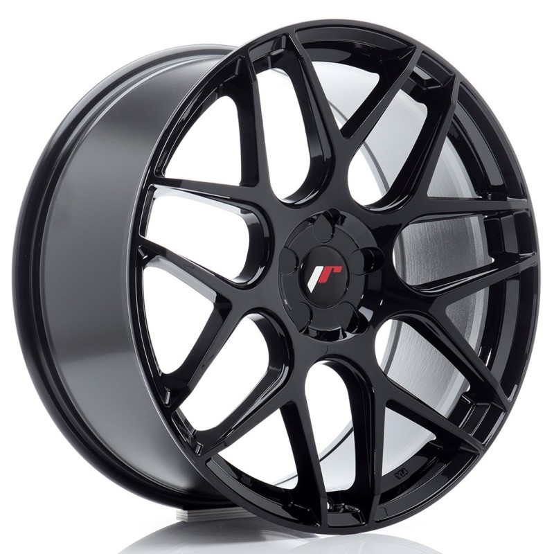 Japan Racing JR-18 20x8.5" (5 hole custom PCD) ET20-40, Gloss Black