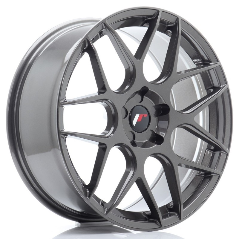 Japan Racing JR-18 20x8.5" (5 hole custom PCD) ET20-40, Hyper Gray