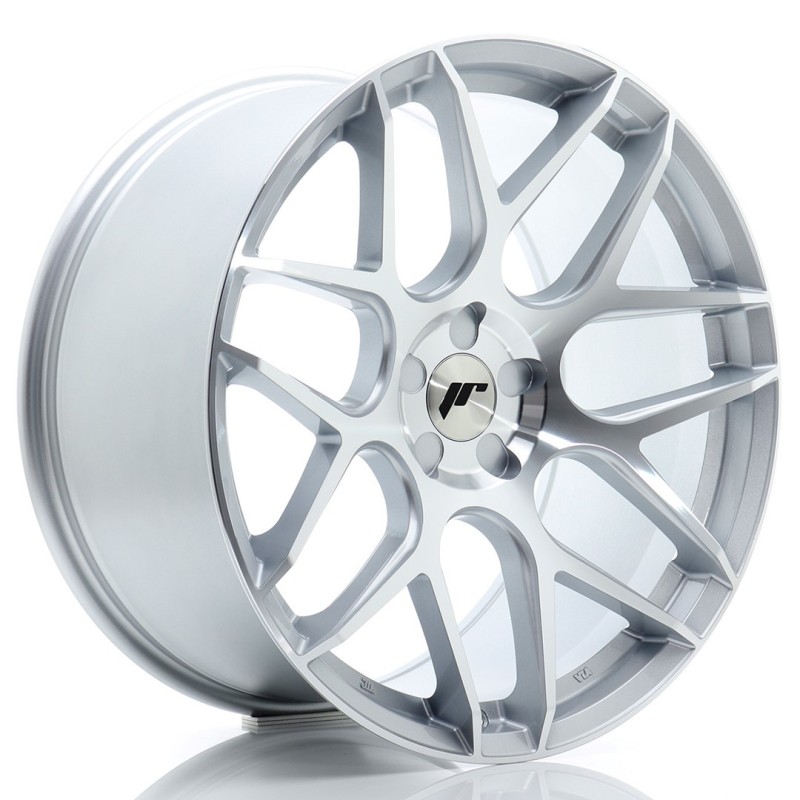 Japan Racing JR-18 Extreme Concave 20x9.5" (5 hole custom PCD) ET20-35, Machined Silver