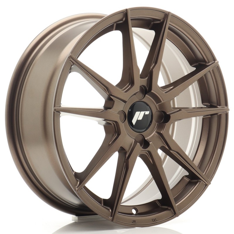 Japan Racing JR-21 17x7" (4 hole custom PCD) ET20-40, Bronze