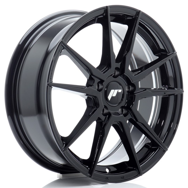 Japan Racing JR-21 17x7" 5x100 ET40, Gloss Black