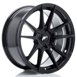 Japan Racing JR-21 17x8" (4 hole custom PCD) ET20-35, Gloss Black