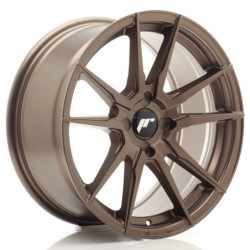 Japan Racing JR-21 17x8" (4 hole custom PCD) ET20-35, Bronze