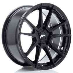 Japan Racing JR-21 17x8" (5 hole custom PCD) ET20-35, Gloss Black