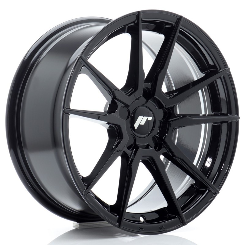 Japan Racing JR-21 17x8" (5 hole custom PCD) ET20-35, Gloss Black