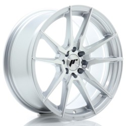 Japan Racing JR-21 17x8" 4x100/114.3 ET35, Machined Silver