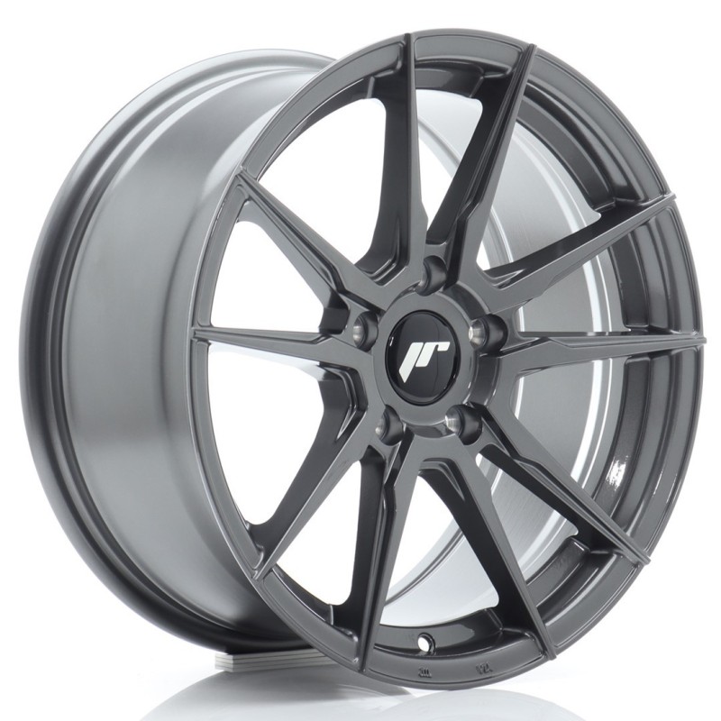 Japan Racing JR-21 17x8" 5x120 ET35, Hyper Gray