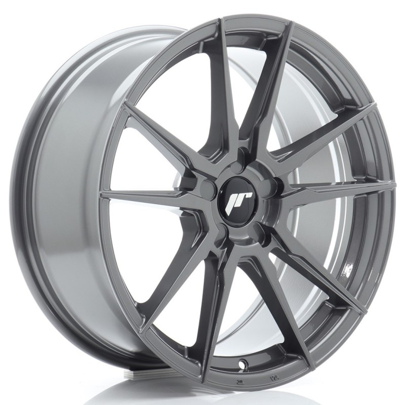 Japan Racing JR-21 18x8" (5 hole custom PCD) ET20-40, Hyper Gray
