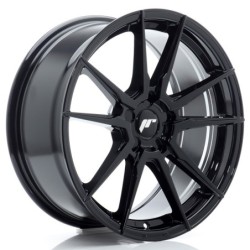 Japan Racing JR-21 18x8.5" (5 hole custom PCD) ET20-45, Gloss Black