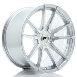 Japan Racing JR-21 Extreme Concave 18x9.5" (4 & 5 hole custom PCD) ET20-40, Machined Silver
