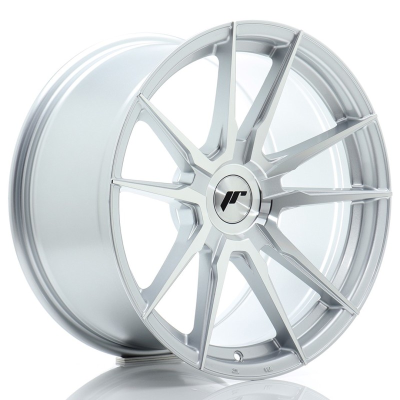 Japan Racing JR-21 Extreme Concave 18x9.5" (4 & 5 hole custom PCD) ET20-40, Machined Silver