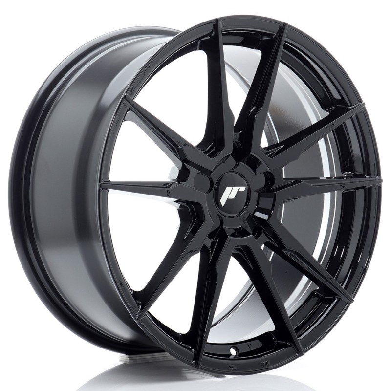 Japan Racing JR-21 19x8" (5 hole custom PCD) ET20-40, Gloss Black