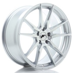 Japan Racing JR-21 19x8.5" 5x120 ET35, Machined Silver