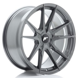 Japan Racing JR-21 Extreme Concave 19x9" (5 hole custom PCD) ET20-40, Hyper Gray
