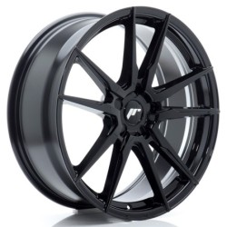 Japan Racing JR-21 20x8" (5 hole custom PCD) ET20-40, Gloss Black
