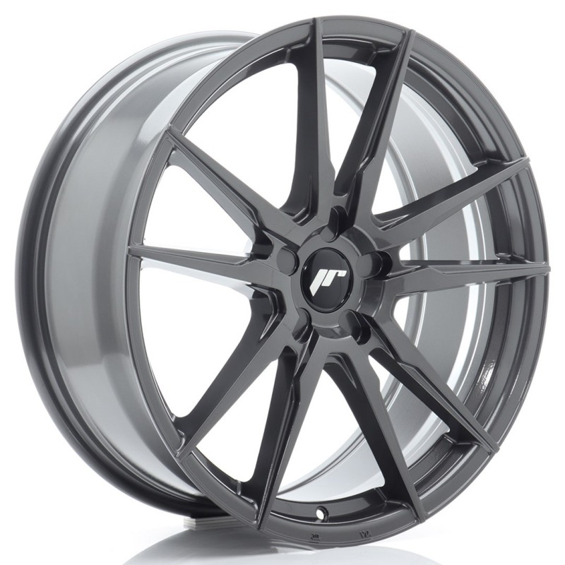 Japan Racing JR-21 20x8" (5 hole custom PCD) ET20-40, Hyper Gray