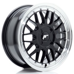 Japan Racing JR-23 16x7" (4 hole custom PCD) ET20-45, Gloss Black