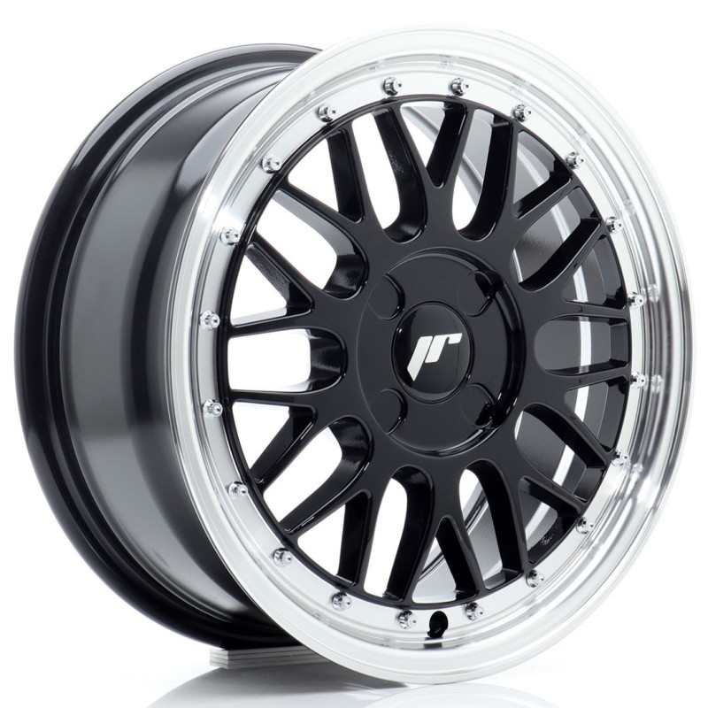 Japan Racing JR-23 16x7" (4 hole custom PCD) ET20-45, Gloss Black