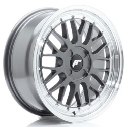 Japan Racing JR-23 17x7.5" (4 hole custom PCD) ET20-40, Hyper Gray