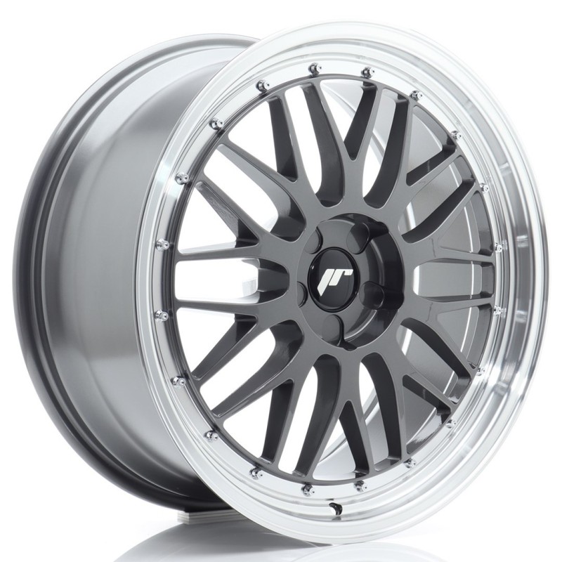 Japan Racing JR-23 20x9" (5 hole custom PCD) ET20-51, Hyper Gray