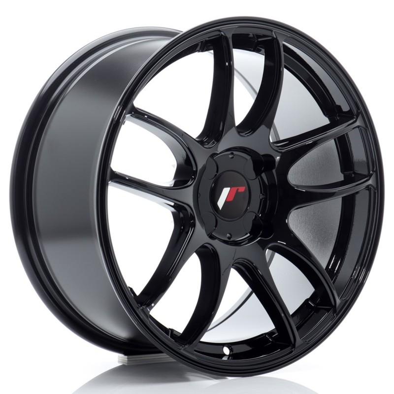 Japan Racing JR-29 17x8" (4 hole custom PCD) ET20-38, Gloss Black