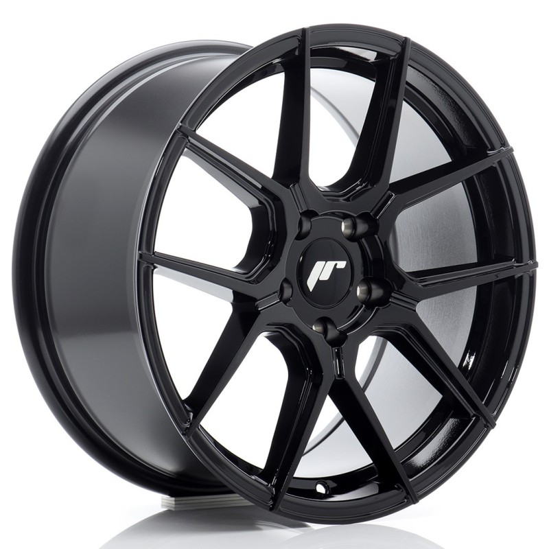 Japan Racing JR-30 17x8" 5x112 ET40, Gloss Black