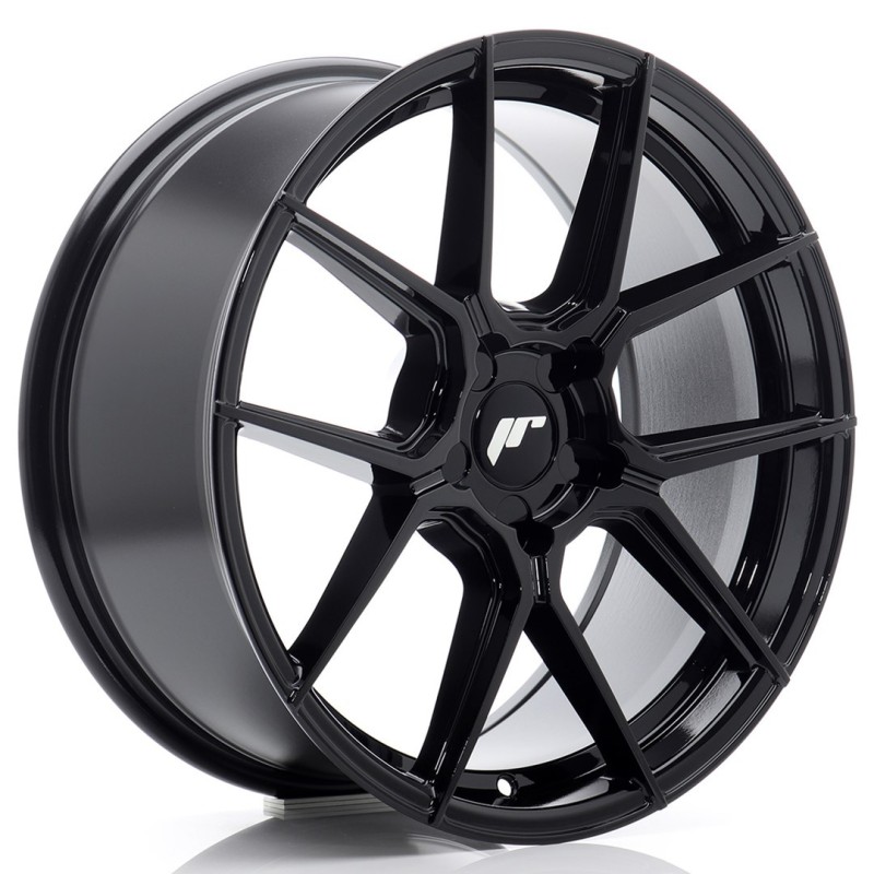 Japan Racing JR-30 18x8" (5 hole custom PCD) ET20-40, Gloss Black