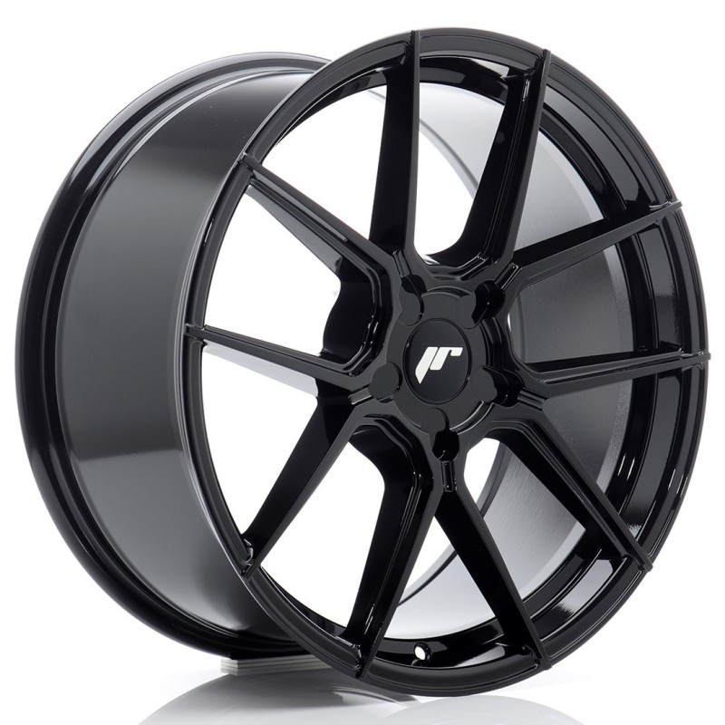 Japan Racing JR-30 19x8" (5 hole custom PCD) ET20-40, Gloss Black