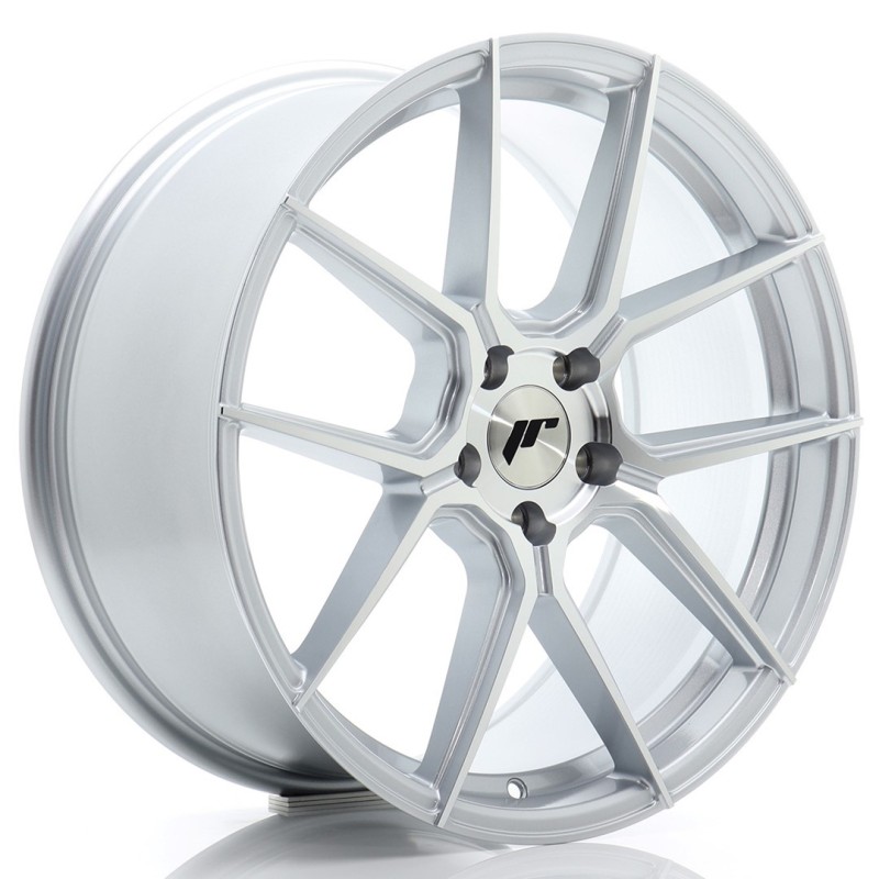 Japan Racing JR-30 19x8" 5x112 ET40, Machined Silver