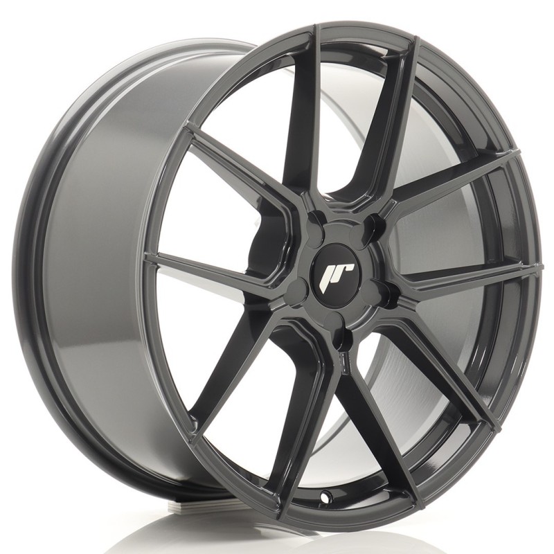 Japan Racing JR-30 19x8.5" (5 hole custom PCD) ET20-45, Hyper Gray