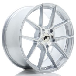 Japan Racing JR-30 19x8.5" (5 hole custom PCD) ET20-45, Machined Silver