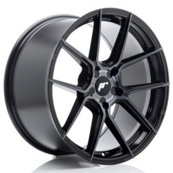 Japan Racing JR-30 Extreme Concave 19x9.5" (5 hole custom PCD) ET20-40, Machined Black, Tinted Face