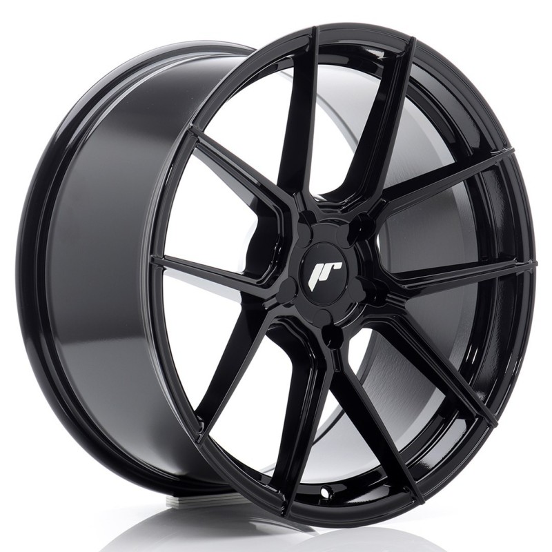 Japan Racing JR-30 Extreme Concave 19x9.5" (5 hole custom PCD) ET20-40, Gloss Black