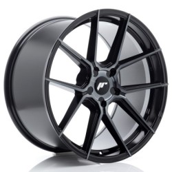 Japan Racing JR-30 Extreme Concave 20x10" (5 hole custom PCD) ET20-48, Machined Black, Tinted Face