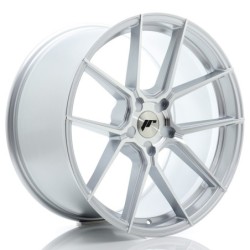 Japan Racing JR-30 Extreme Concave 20x10" (5 hole custom PCD) ET20-48, Machined Silver
