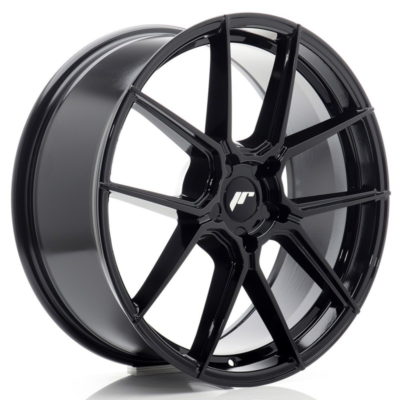 Japan Racing JR-30 20x8.5" (5 hole custom PCD) ET20-45, Gloss Black