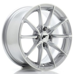 Japan Racing JR-37 15x7" 4x100 ET38, Machined Silver