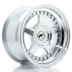 Japan Racing JR-6 15x8" (4 & 5 hole custom PCD) ET25, Machined Silver