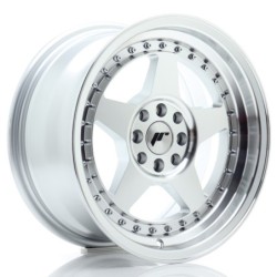 Japan Racing JR-6 16x8" 4x100/108 ET25, Machined Silver