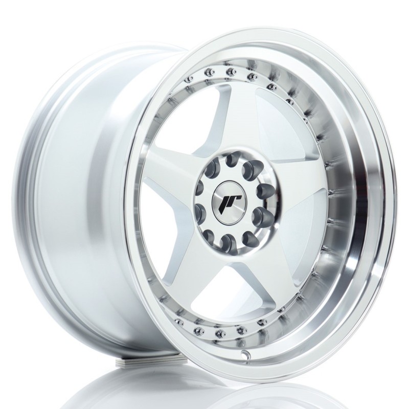 Japan Racing JR-6 17x10" 5x114.3/120 ET20, Machined Silver