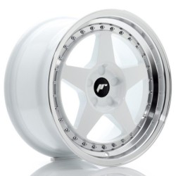 Japan Racing JR-6 17x9" (5 hole custom PCD) ET20-35, White