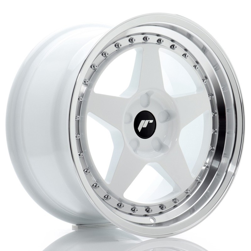 Japan Racing JR-6 17x9" (5 hole custom PCD) ET20-35, White